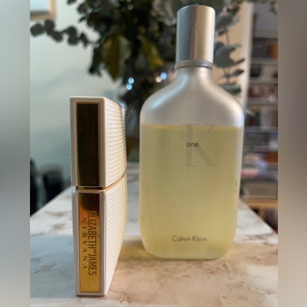 CKone and Elizabeth and James Nirvana for Her perfumes, 2 for 1!